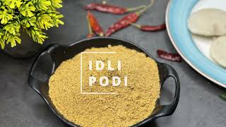 Idli Podi Recipe  Idli Milagai Podi  Magic Gun Powder   Side Dish for Idli DosallCodefood [upl. by Eitsyrhc583]