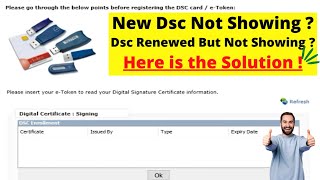 ENROLL REGISTER NEW DIGITAL SIGNATURE DSC NOT DETECTING for ETender  ePASS2003  WD PROXKEY [upl. by Giovanni56]