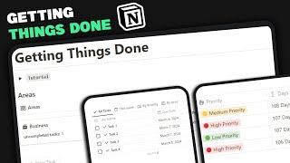 Best GTD Notion Template for 2024 Boost Your Productivity Now [upl. by Caddaric]