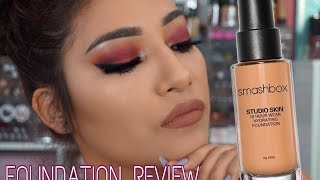 SMASHBOX Studio Skin 15 Hour Wear Hydrating Foundation Shade 32 Foundation Review [upl. by Pedroza]