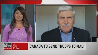 Romeo Dallaire on Canada sending troops to UN peacekeeping mission in Mali [upl. by Nnylyt577]