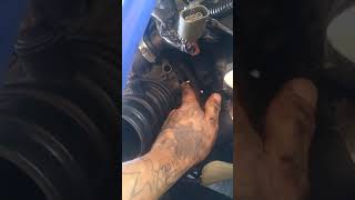 How to remove replace knock sensor  95 Nissan 240sx easy removal shorts [upl. by Jochbed]