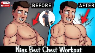 Nine Best Chest Workout  Best Bigger Chest Workout  October 22 2024 [upl. by Aiepoissac]