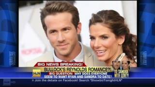 HLN Rooting for a Sandra Bullock Ryan Reynolds romance [upl. by Nevag]