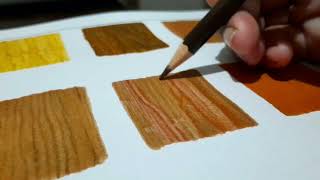 REALISTIC WOOD TEXTURES DRAWING using colored pencils amp markers  HOW TO DRAW WOOD TEXTURES [upl. by Artemed]