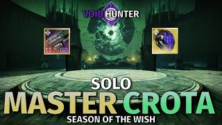 Destiny 2  Solo Master Crota Void Hunter  Finisher Glitch [upl. by Eiramlirpa388]