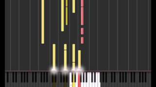 Synthesia  Eponas song  Lon Lon Ranch  Piano LessonTutorial [upl. by Metcalf]