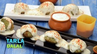 Moong Dal Dahi Vadas NonFried by Tarla Dalal [upl. by Asirak]