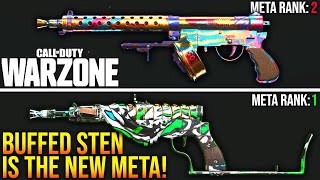 WARZONE The BUFFED STEN Is Now META New Best STEN LOADOUT Warzone Meta [upl. by Hendrik]