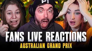 Fans Live Reactions to the 2024 Australian Grand Prix [upl. by Theodoric]