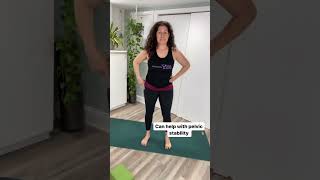 Prenatal Yoga  Curtsy Lunge For the Pelvic Floor [upl. by Constantino]