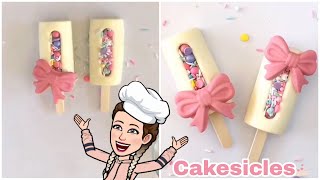 How to make Cakesicles  By Delicious Foods [upl. by Hubbard131]