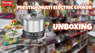 Prestige multi electric cooker Unboxing Mousumi kitchen essentials howrah 9163643621 [upl. by Ibby]