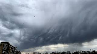 Miniboundary with mammatus clouds time lapse 31324 [upl. by Etnohc]