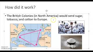 Social Studies Lesson Triangular Trade [upl. by Fagin]