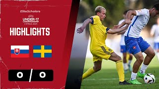 Slovakia vs Sweden  U17 EURO Finals Bitesize Highlights  May 21 2024 [upl. by Einreb]