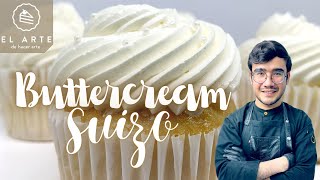 Cómo hacer merengue de mantequilla o buttercream suizo  Betún de mantequilla El arte de hacer arte [upl. by Ruffo725]