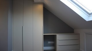 Fitted Wardrobe  Built In  Sloping Loft Bedroom  Signature Collection [upl. by Vano110]