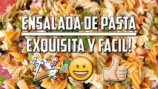 Ensalada de Pasta de Tornillo  Para Sus Fiestas [upl. by Edniya338]