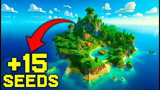 🔥15 Las Mejores semillas de Minecraft 121 Bedrock🔥PE  SEEDs minecraft [upl. by Anetsirk]