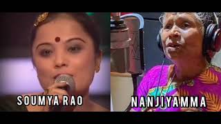 Sowmya Rao VS Nanjiyamma cover by Dreammum wakupum VS Kalakatha sandhamera song Best performance [upl. by Itsirk]