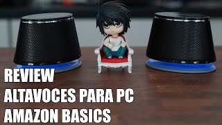 Review Altavoces para PC Amazon Basics  Los Mas Vendidos en Amazon [upl. by Rooke]