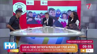 Lucas tiene DISTROFIA MUSCULAR y necesita AYUDA para VIAJAR a ESTADOS UNIDOS [upl. by Arted]