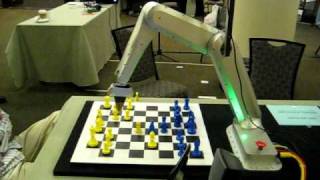 Computer Scientists Taunt Chessplaying Robotic Arm [upl. by Kelson]