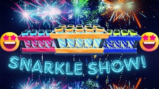 Insane 20x Snarckle rack show in fireworks playground Roblox [upl. by Toomay763]