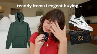 trendy items I regret buying learn from my mistakes [upl. by Eenehs]