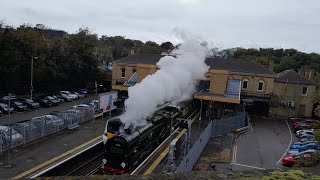 Rebuilt Merchant Navy 35028 Clan Line at Chatham [upl. by Haughay388]