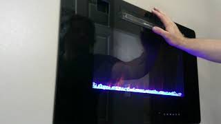 How to install an inwall LED fireplace [upl. by Nivlam]