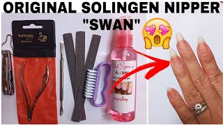 Where I Got My SOLINGEN NIPPER quotSwanquot Nail Care Set  DIY Manicure Easy At Home [upl. by Ahsinrev]