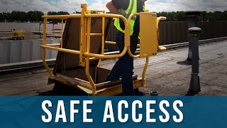 How to Access a Roof Safely  OSHA Rules Hazards Fall Protection Training Ladders Safety Systems [upl. by Ecire641]