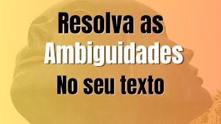 Ambiguidade Duplo Sentido o que causa ambiguidade estrutural [upl. by Yrem]