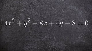 How to find the center foci and vertices of an ellipse [upl. by Anileuqcaj]