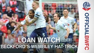 LOAN WATCH  Jermaine Beckfords Wembley hattrick [upl. by Niatsirt]