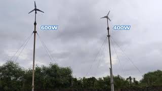 👍Automaxx WindMill 400W amp 600W Wind Turbine On A Hybrid System👍 [upl. by Marquet]