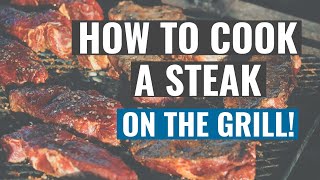 How to cook a Steak  Rib eye  Entrecôte on Charcoal Weber Grill [upl. by Ahsienek]