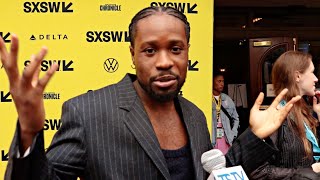 Shameik Moore quotThe Gutterquot Interview  SXSW 2024 Red Carpet [upl. by Gish97]