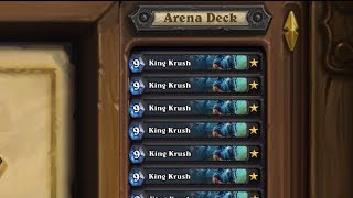 Hearthstone  When You KRUSH The Arena [upl. by Poliard]