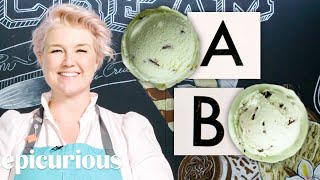 Ice Cream Expert Guesses Cheap vs Expensive Ice Creams  Price Points  Epicurious [upl. by Loring]