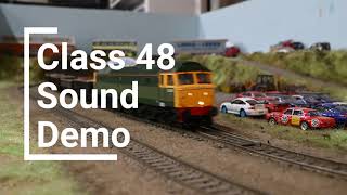 Class 48 DCC Sound File Demo Using A Class 47 Model [upl. by Trimmer]