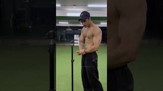 Do this for wide shoulder 🦾 bodybuilding fitness minivlog [upl. by Crane]