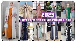 Latest Modern Abaya Designs 2023  New Arbic Abaya  Dubai Abaya Design 2023  hijabstyle burka [upl. by Souvaine448]