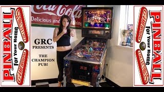 The CHAMPION PUB Pinball Machine  GRC Gameplay Archive  MAT Scores 97420490 [upl. by Hilel196]