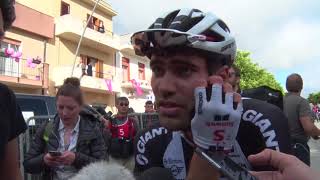 Tom Dumoulin  Postrace interview  Stage 5 Giro dItalia  Tour of Italy 2018 [upl. by Filberte]