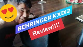 Behringer KXD12 Ultratone KeyboardPA Amplifier REVIEW [upl. by Hasan]