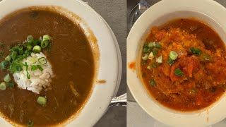 We try Gumbo and Jambalaya in New Orleans [upl. by Kapor496]