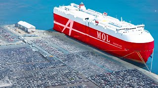 Life Inside Massive Car Carrier Ship How the Worlds Largest Car Carrier Carrying 15 Million Cars [upl. by Hanna]